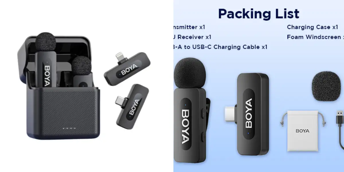 Boya BYV10 2.0 Ultracompact 2.4GHz Wireless Microphone System for Type C Device (4).webp